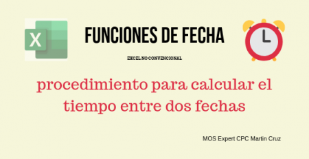 como calcular el tiempo entre dos fechas