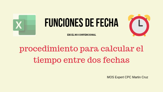 como calcular el tiempo entre dos fechas