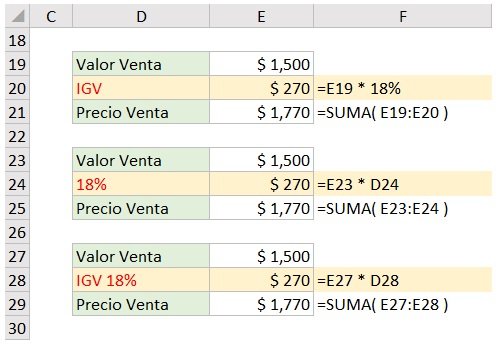 referencias de celdas