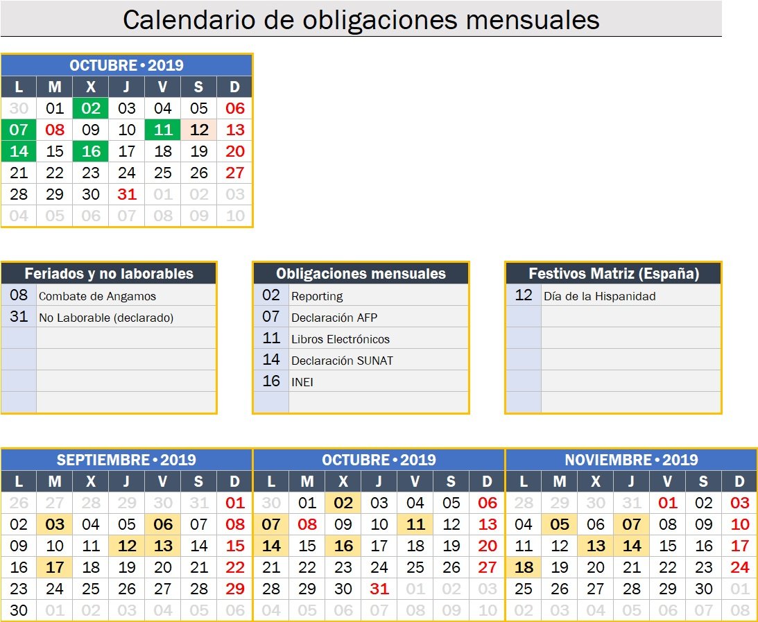 calendario obligaciones