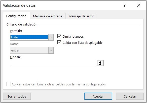 validacion de datos